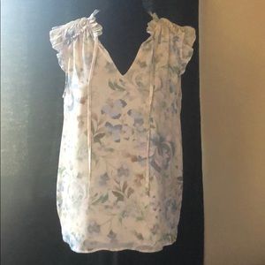 Rose + Olive sleeveless blouse